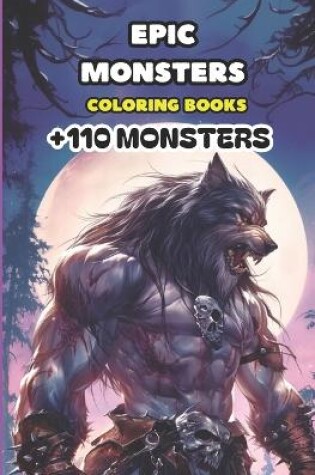 Cover of Epic Monsters Coloring Books