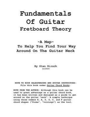 Book cover for Fundamentals of guitar fretboard theory