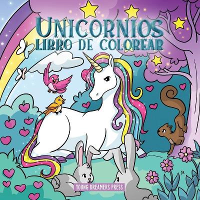 Book cover for Unicornios libro de colorear