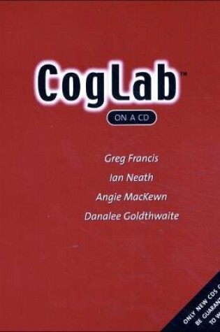Cover of CogLab Student Manual for 36 Experiments