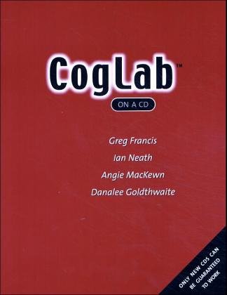 Book cover for CogLab Student Manual for 36 Experiments