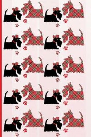 Cover of Scottish Tartan Terrier Dogs Pattern