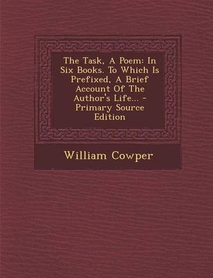 Book cover for The Task, a Poem
