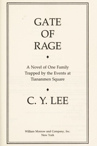 Cover of Gate of Rage