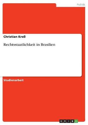 Book cover for Rechtsstaatlichkeit in Brasilien