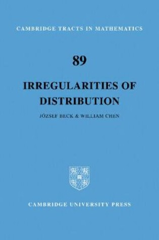 Cover of Irregularities of Distribution