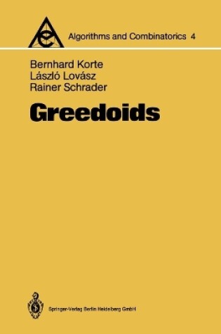 Cover of Greedoids