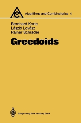 Book cover for Greedoids