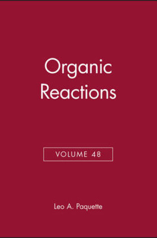 Cover of Organic Reactions, Volume 48