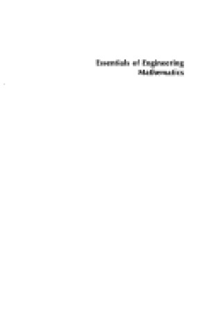 Cover of Essentials Of Engineering Mathematics