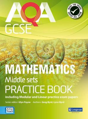 Book cover for AQA GCSE Mathematics for Middle Sets Practice Book
