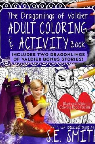 Cover of The Dragonlings Adult Coloring and Activity Book with Bonus Stories!