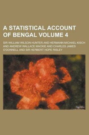 Cover of A Statistical Account of Bengal (Volume 4)