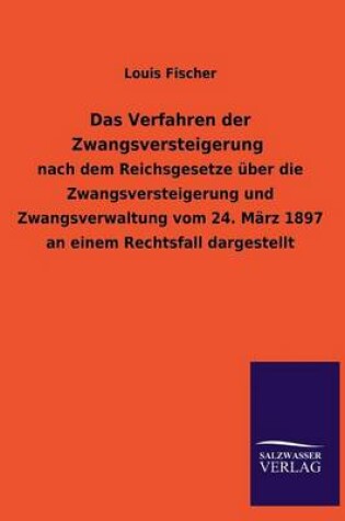 Cover of Das Verfahren Der Zwangsversteigerung