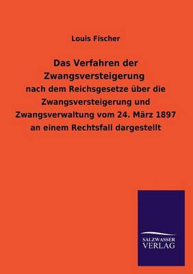 Book cover for Das Verfahren Der Zwangsversteigerung