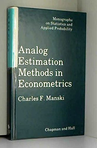 Book cover for Analog Est Methods Econometric