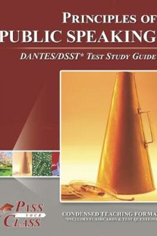 Cover of Principles of Public Speaking DANTES/DSST Test Study Guide