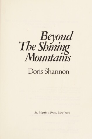 Cover of Beyond the Shining Mountains