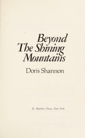 Book cover for Beyond the Shining Mountains