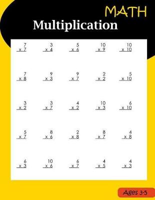 Cover of Math Multiplication Ages 3-5