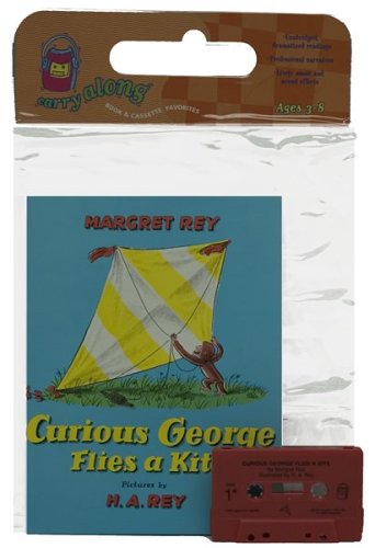 Book cover for Curious George Flies a Kite Book & Cassette