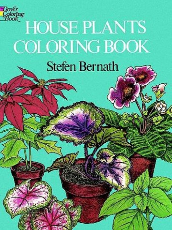 Book cover for House Plants Coloring Book