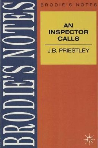 Cover of Priestley: An Inspector Calls