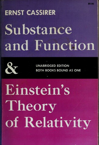 Book cover for Substance and Function