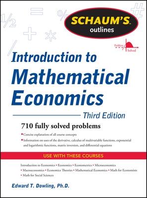 Book cover for Schaum's Outline of Introduction to Mathematical Economics