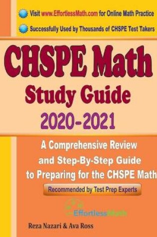 Cover of CHSPE Math Study Guide 2020 - 2021