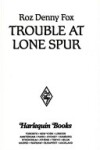 Book cover for Trouble at Lone Spur