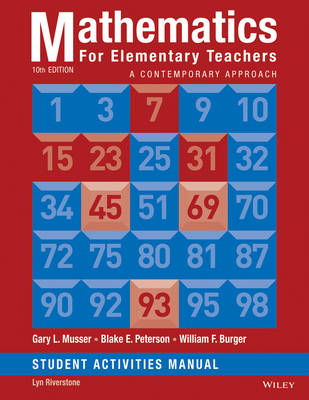 Book cover for Mathematics for Elementary Teachers: A Contemporary Approach 10e Student Activity Manual