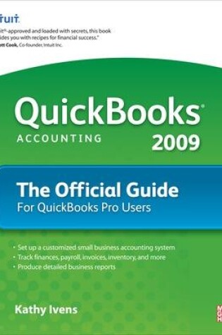Cover of QuickBooks 2009 The Official Guide