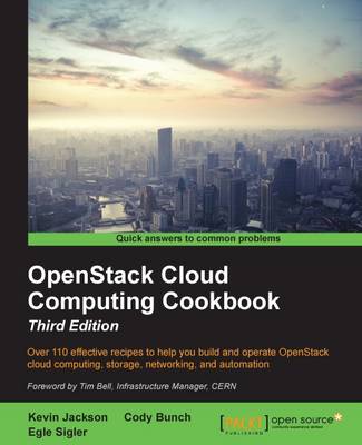 Book cover for OpenStack Cloud Computing Cookbook - Third Edition