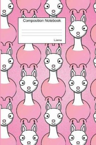 Cover of Llama Composition Notebook