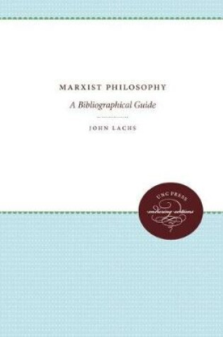Cover of Marxist Philosophy
