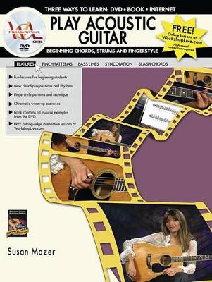 Cover of Play Acoustic Guitar -- Beginning Chords, Strums, and Fingerstyle