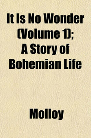 Cover of It Is No Wonder (Volume 1); A Story of Bohemian Life