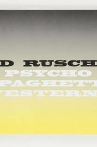 Cover of Ed Ruscha - Psycho Spaghetti Westerns