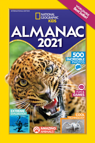 Book cover for National Geographic Kids Almanac 2021 International Edition