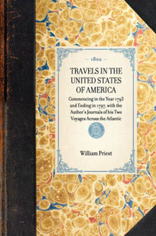 Cover of Travels in the United States of America