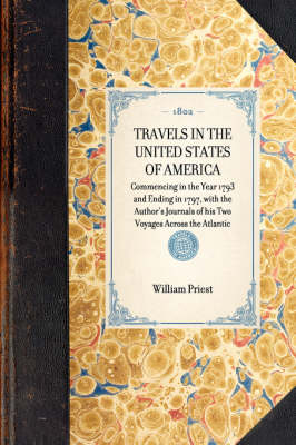 Book cover for Travels in the United States of America