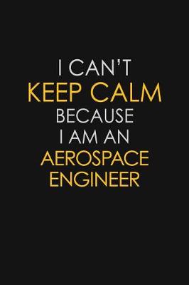 Book cover for I Can't Keep Calm Because I Am An Aerospace Engineer
