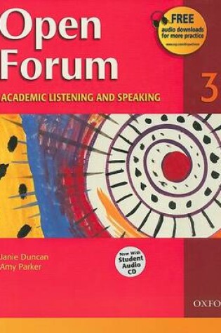 Cover of Open Forum 3: Academic Listening and Speaking