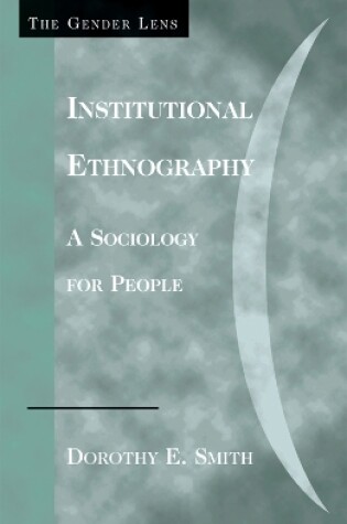 Cover of Institutional Ethnography