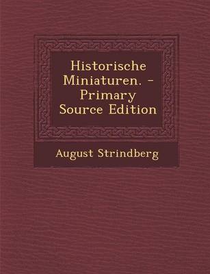 Book cover for Historische Miniaturen. - Primary Source Edition