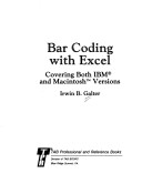 Cover of Bar Coding with EXCEL