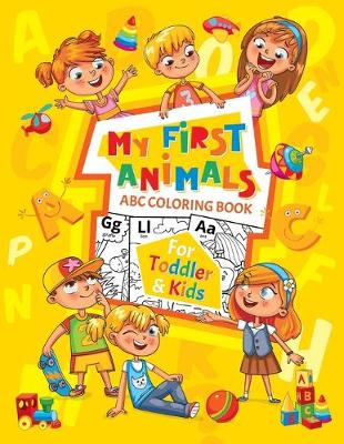 Book cover for MY FIRST ANIMALS - ABC Coloring Book