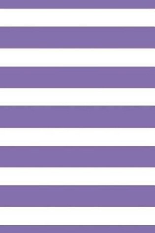 Cover of Stripes - Deluge Purple 101 - Lined Notebook With Margins 5x8