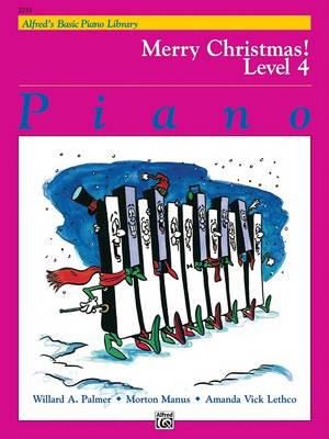 Book cover for Alfred's Basic Piano Library Merry Christmas 4